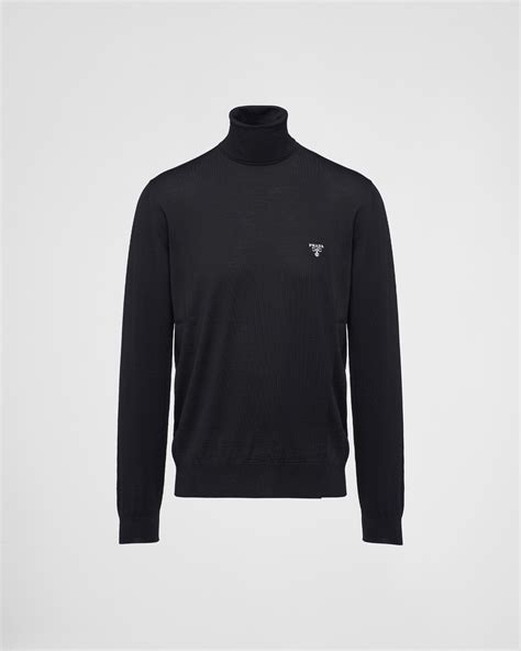 white prada jumper|prada turtleneck sweater.